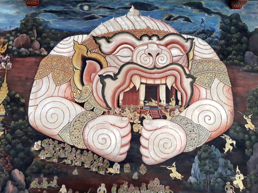 Famous art painting in Thailand